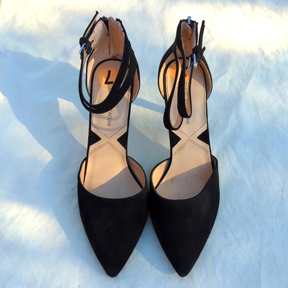 Adrienne Vittadini ankle strap heels
